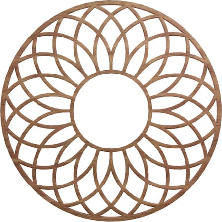 Cannes Wood Fretwork Pierced Ceiling Medallion, Walnut, 22OD X 7 1/2ID X 3/8T